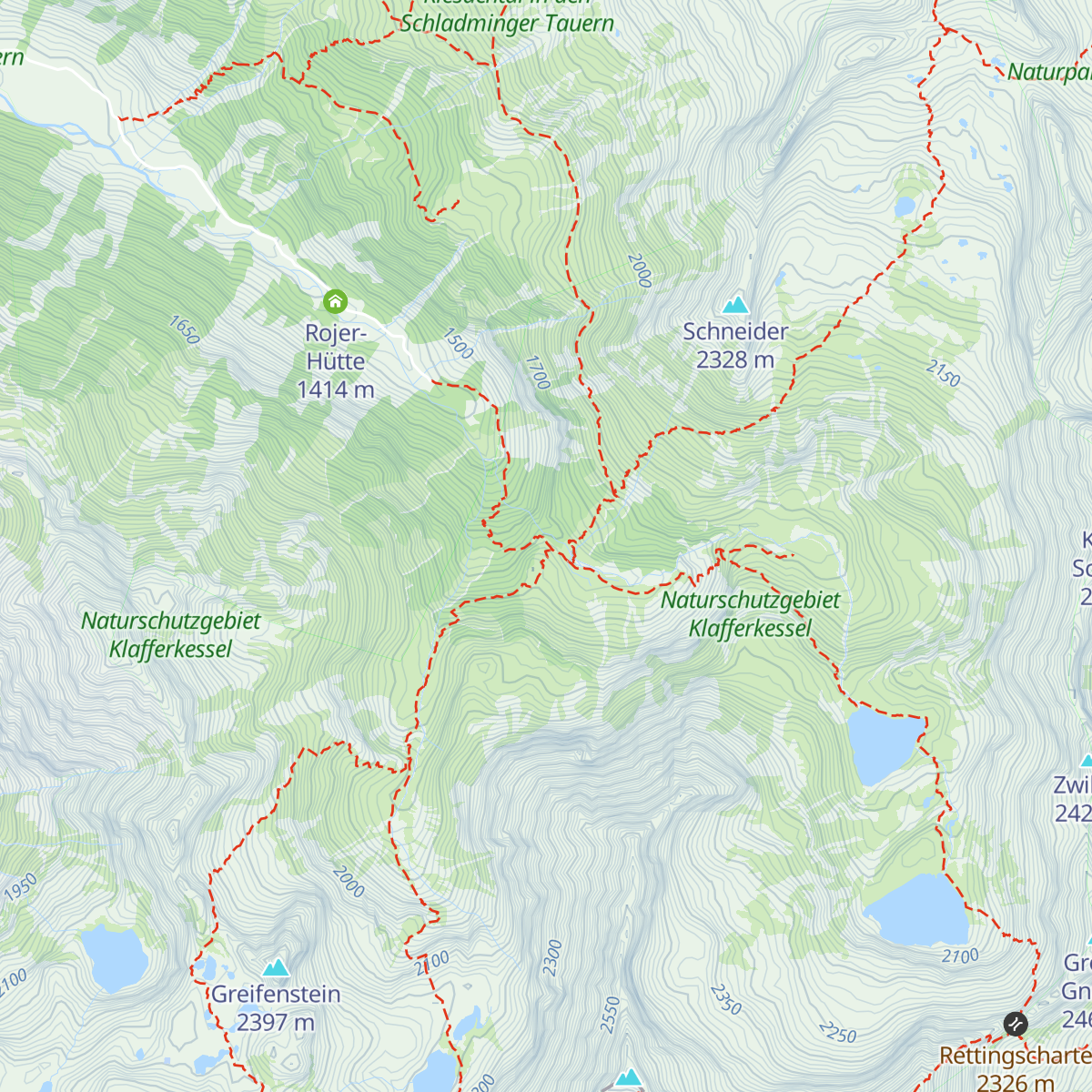 Preintalerhütte map