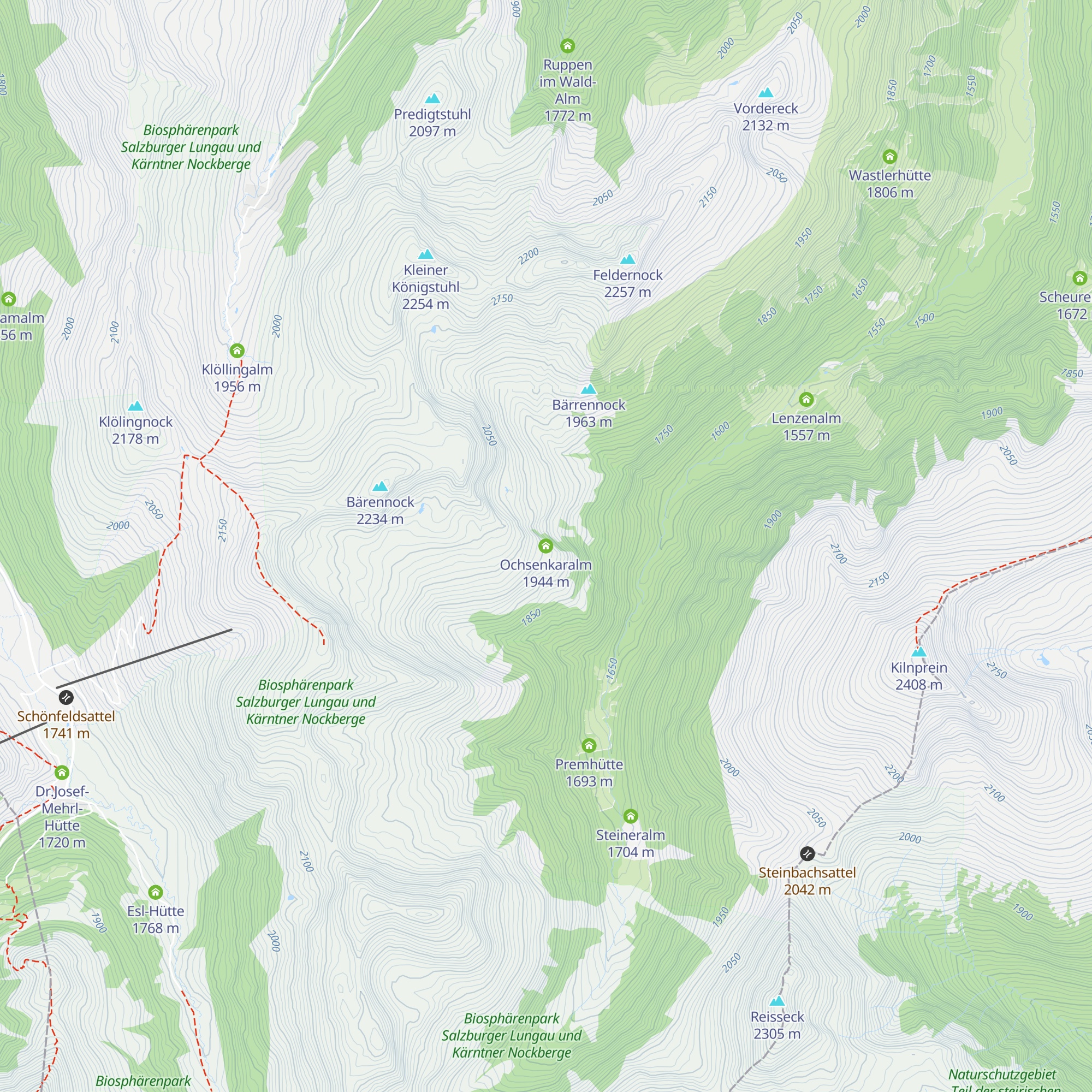 Ochsenkaralm map