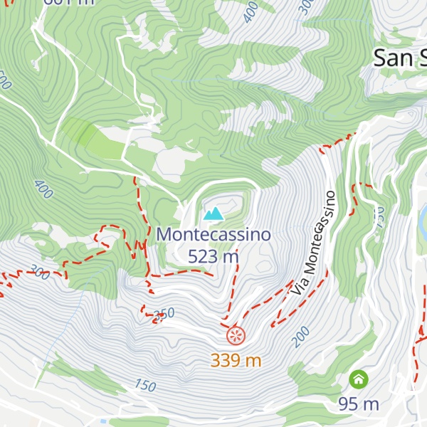 Map of Montecassino