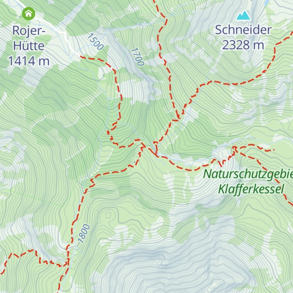 Map of Waldhornalm