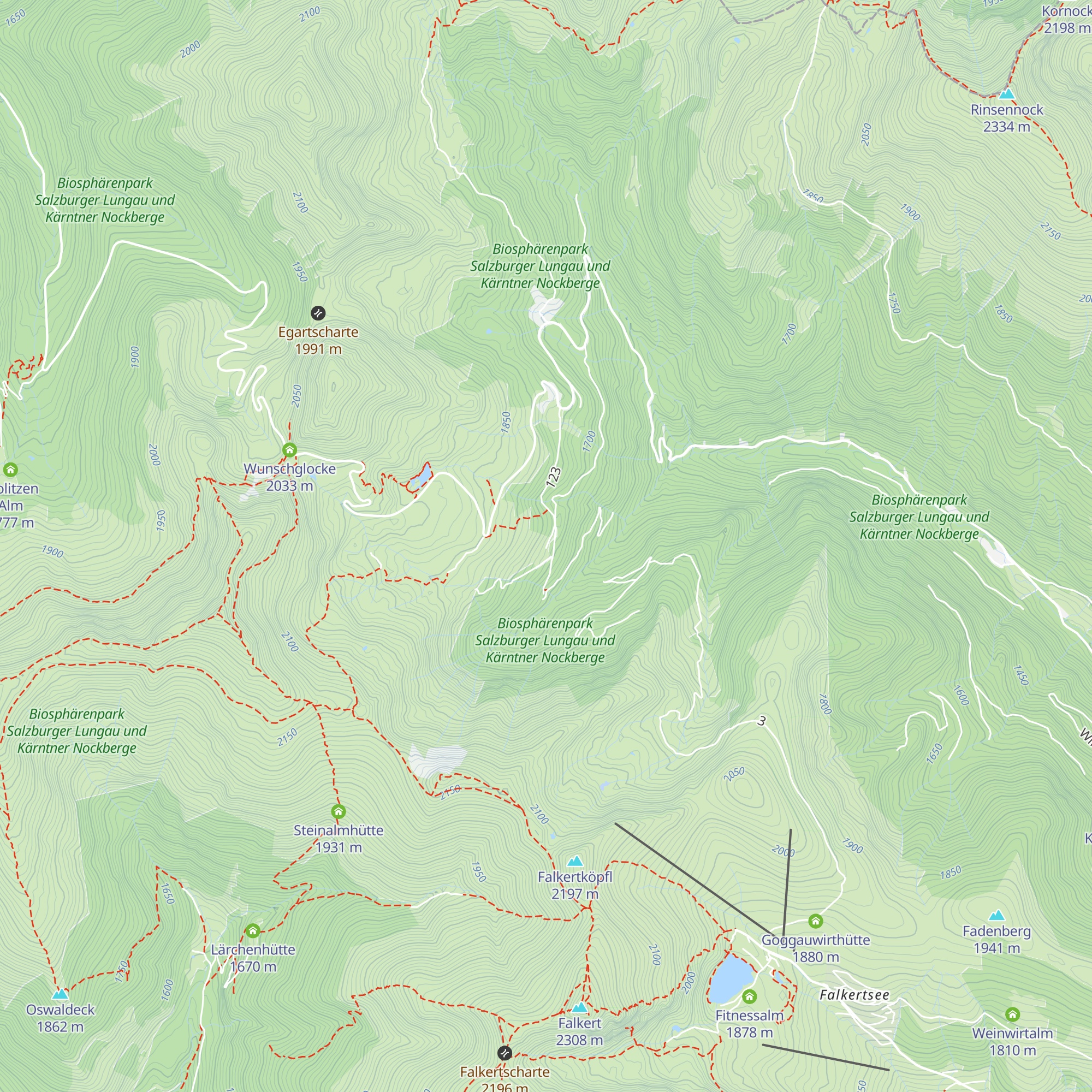 Grafschafteralm map