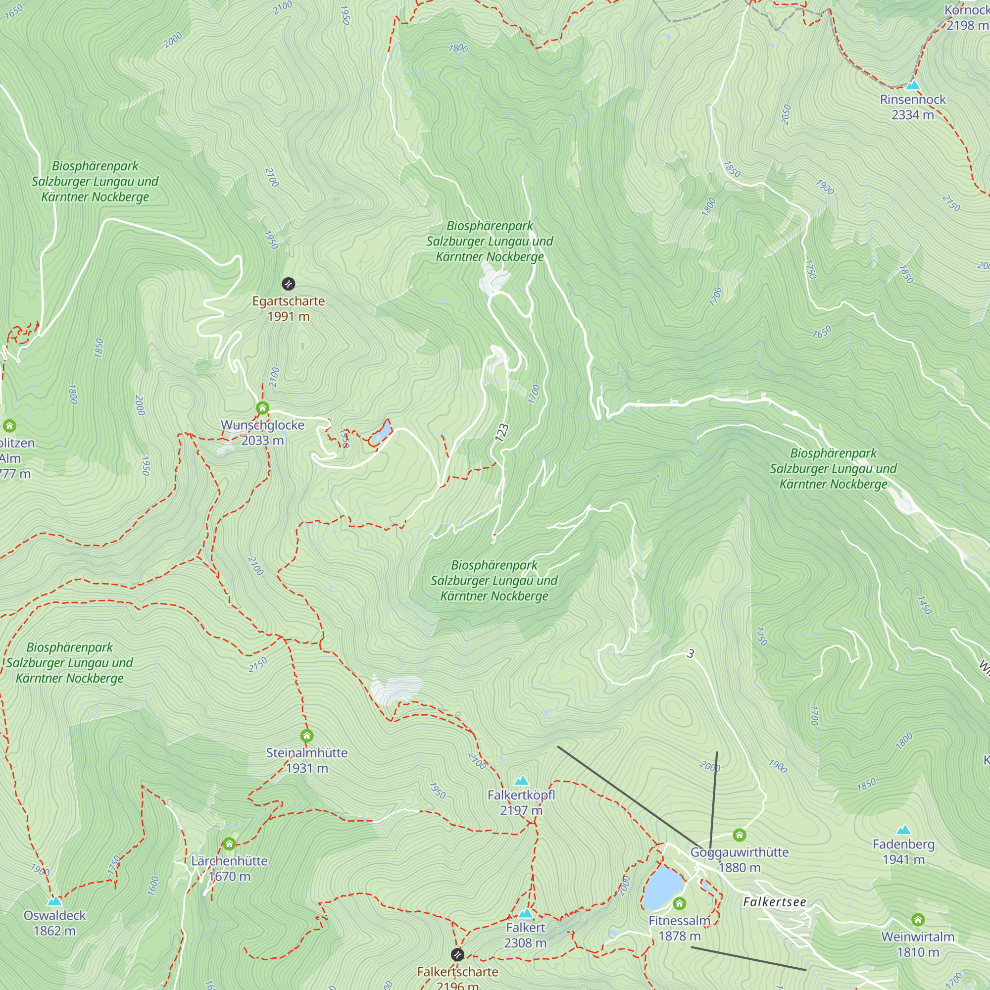 Grafschafteralm map