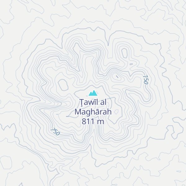 Map of Ţawīl al Maghārah