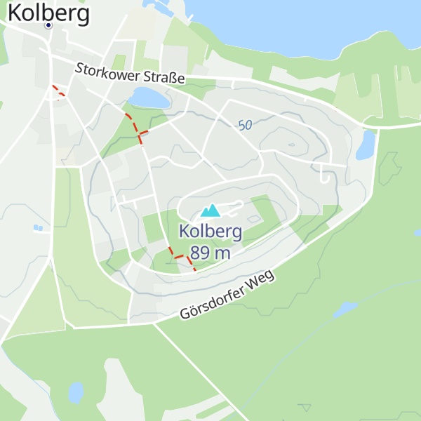 Map of Kolberg