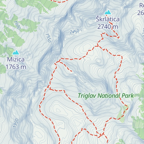 Map of Dolkova špica