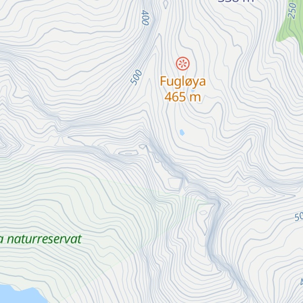 Map of Småtindan