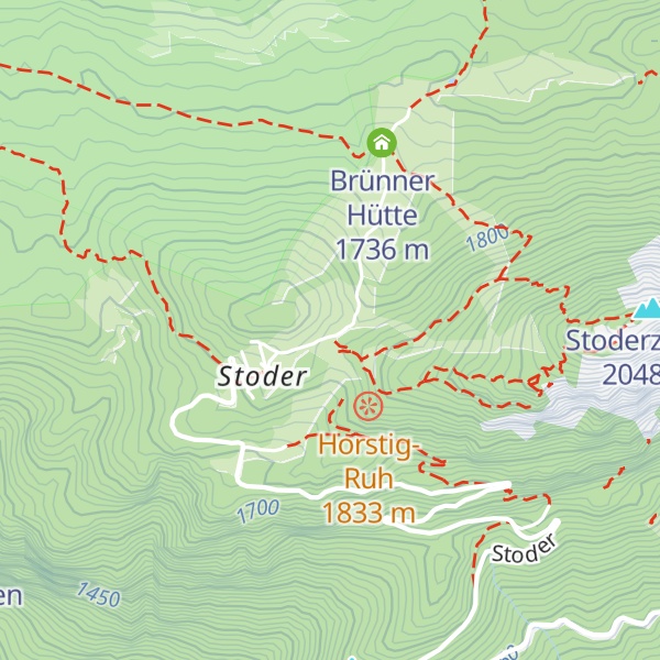 Map of Stoderhütte