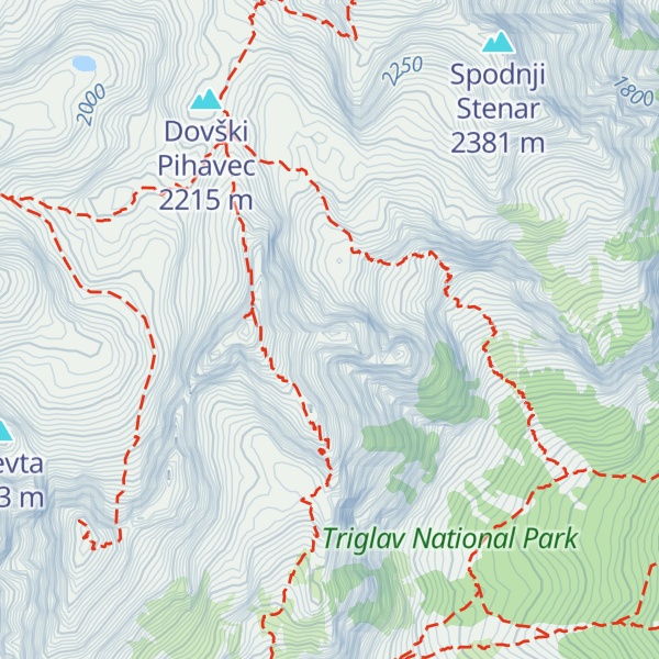 Map of Glave nad Sovatno
