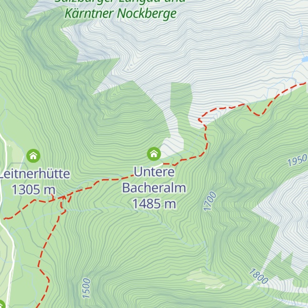 Map of Untere Bacheralm