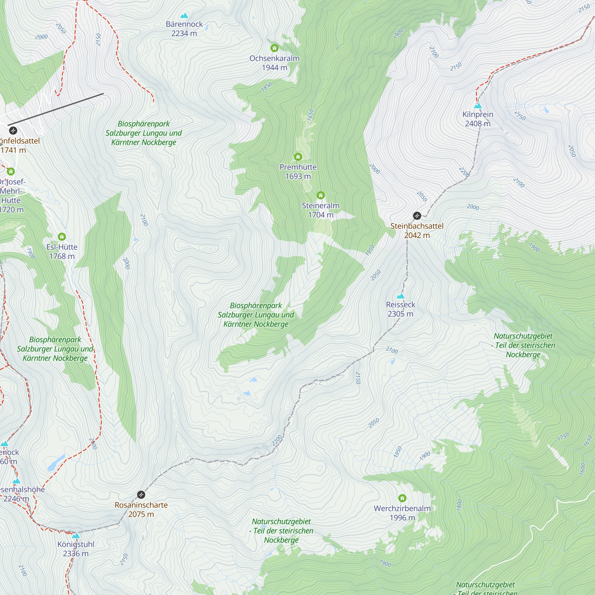 Hinteralm map