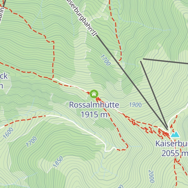 Map of Rossalmhütte