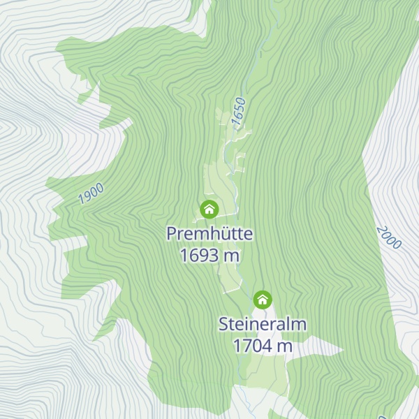 Map of Premhütte