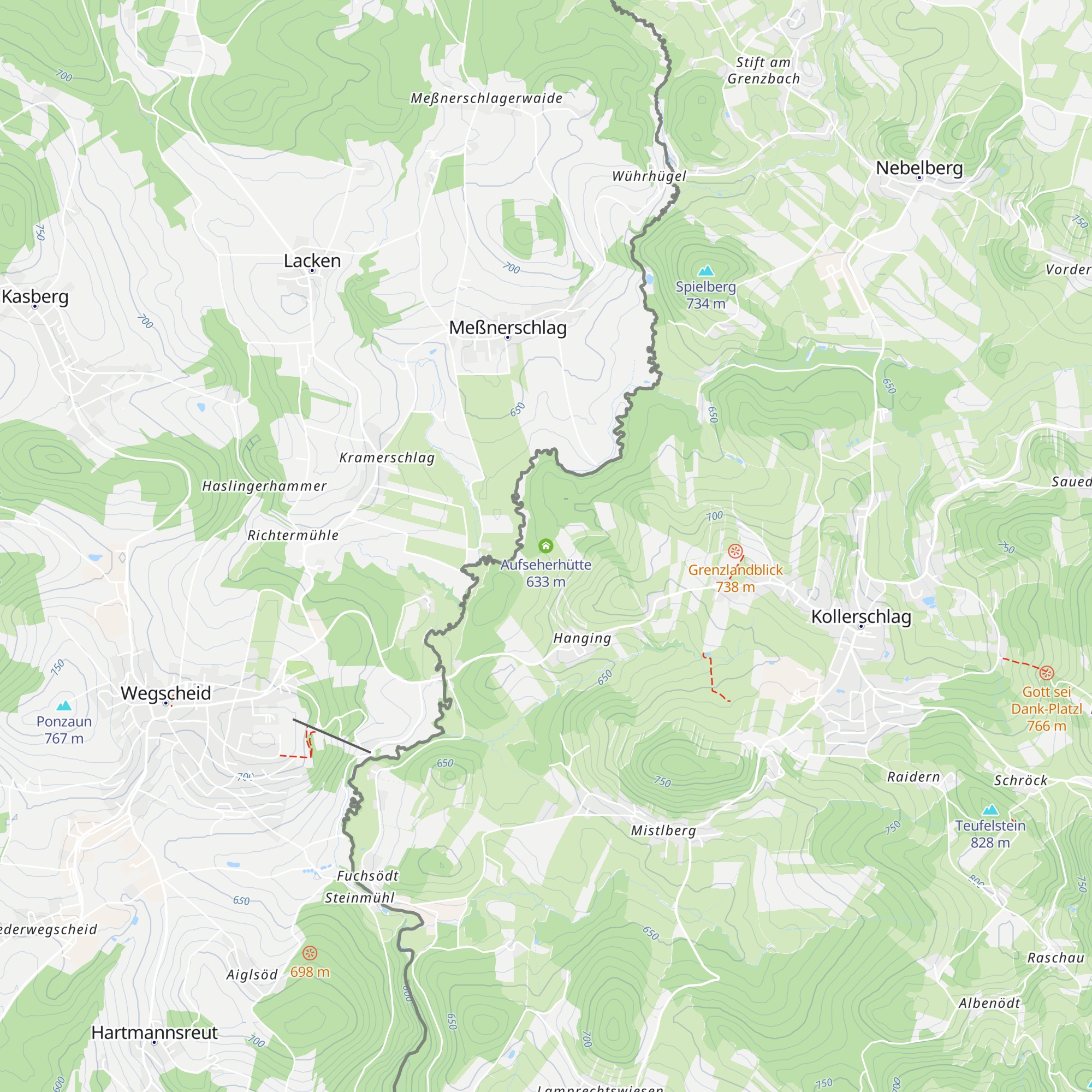 Aufseherhütte map