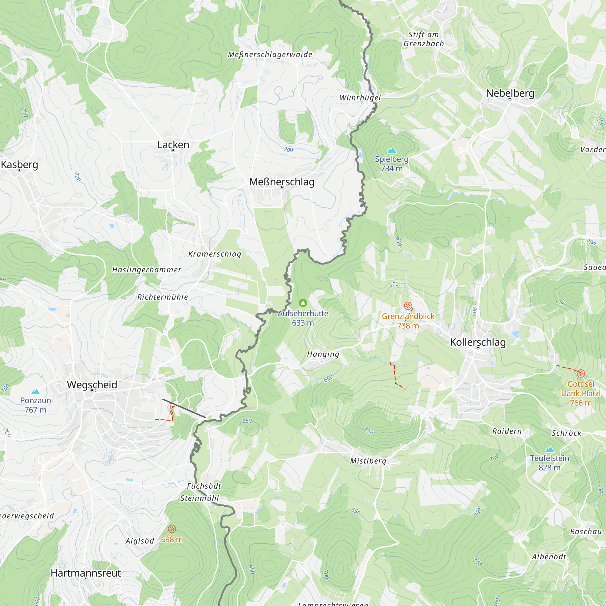 Aufseherhütte map