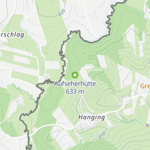 Map of Aufseherhütte
