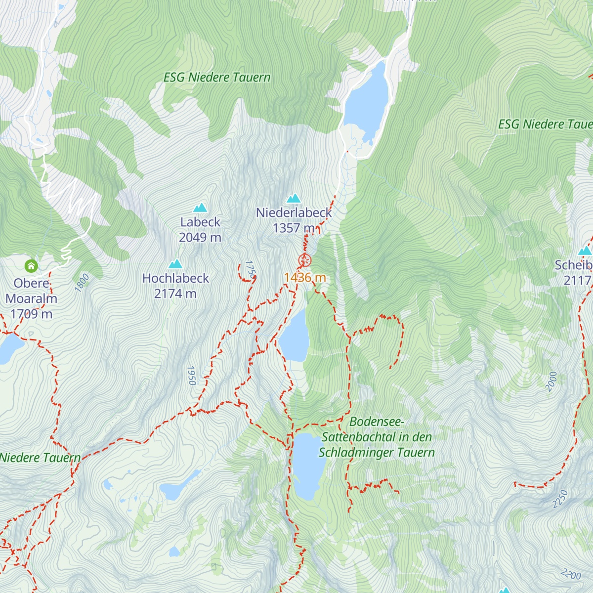Hans-Wödl Hütte map