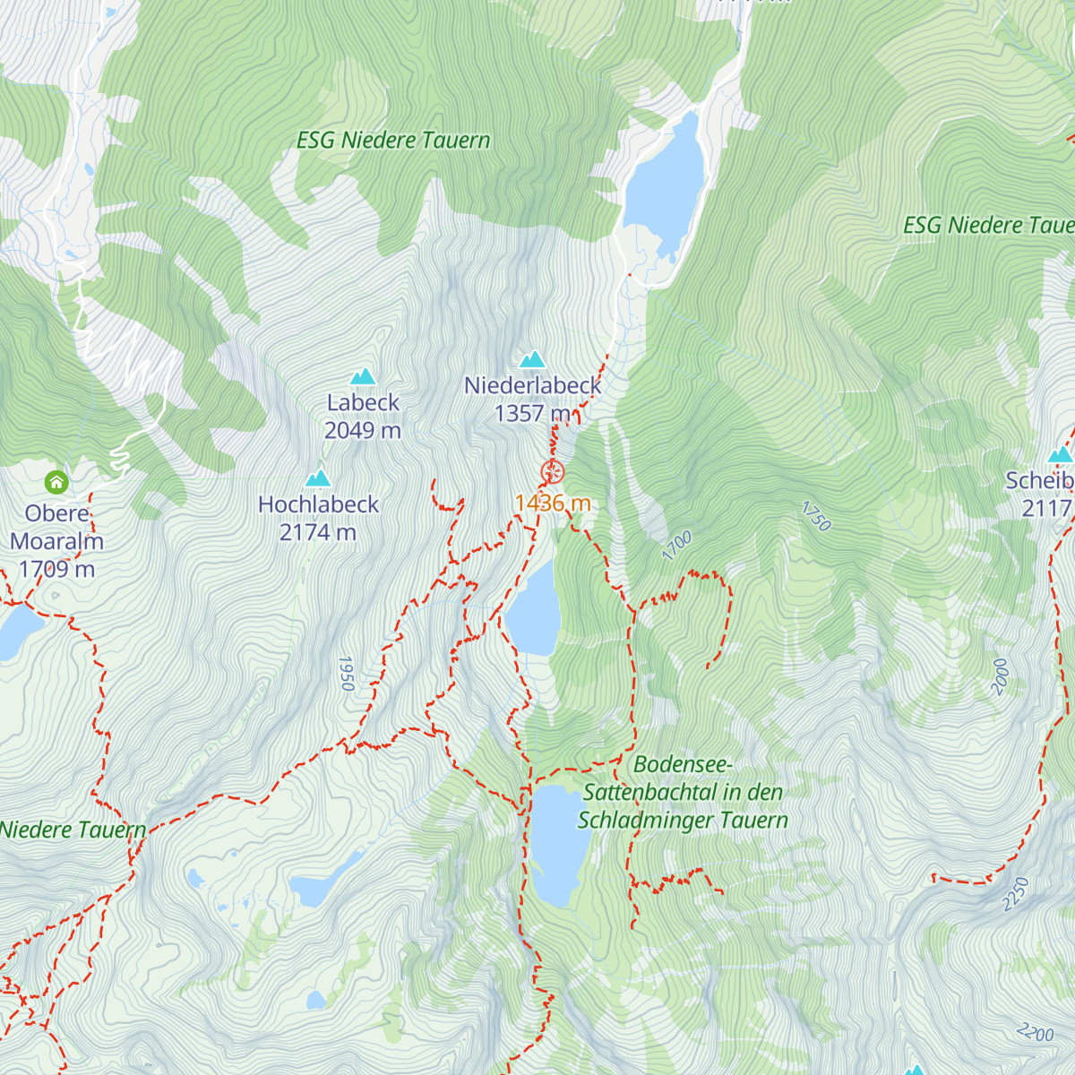 Hans-Wödl Hütte map