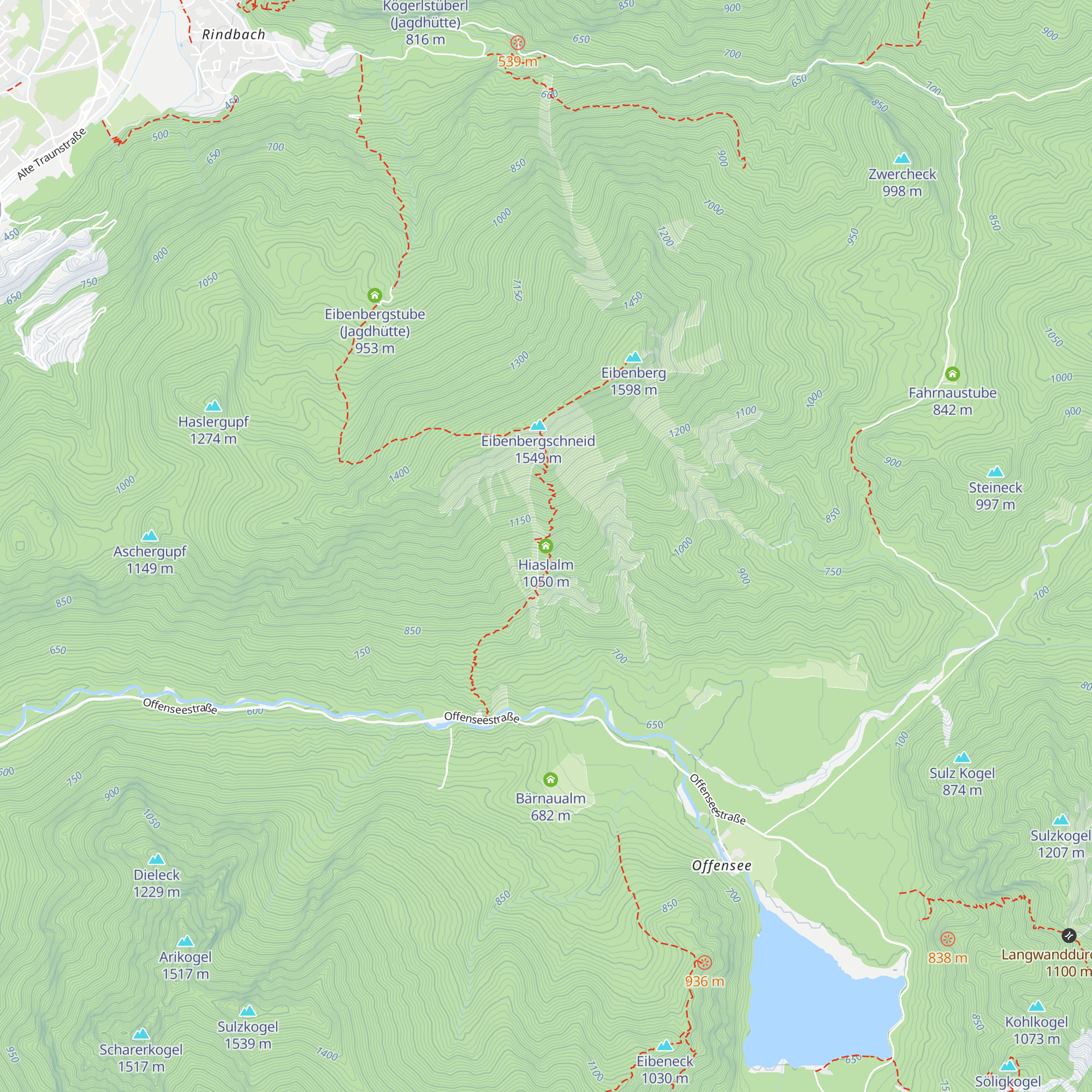 Hiaslalm map