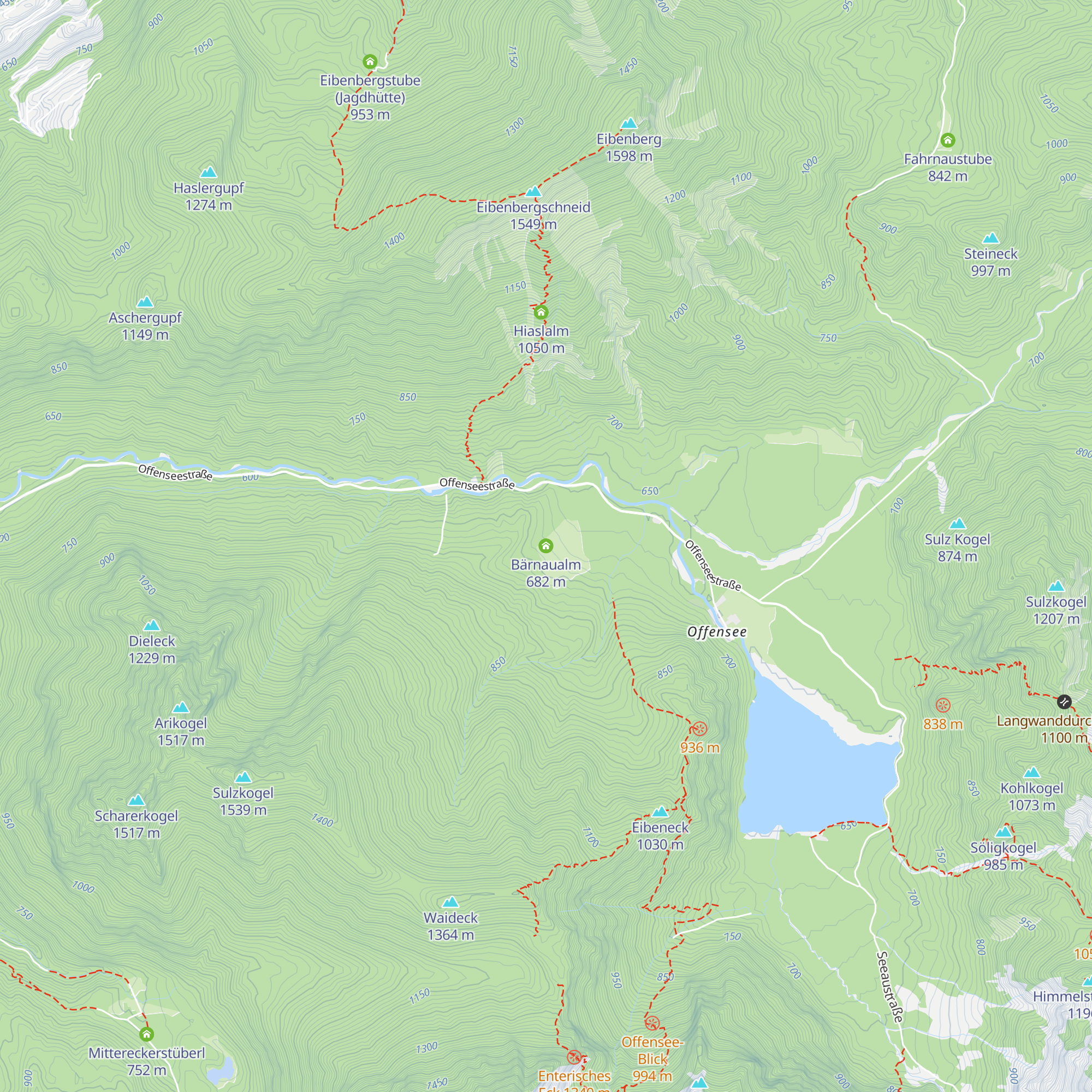 Bärnaualm map