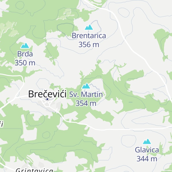 Map of Sv. Martin
