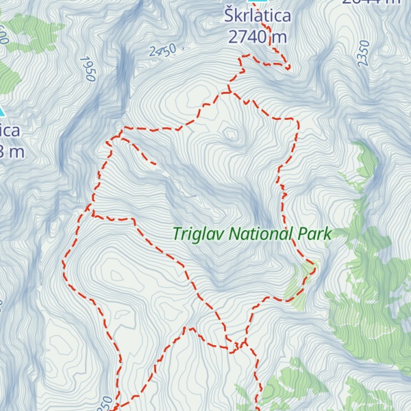 Map of Spodnja Dolkova špica