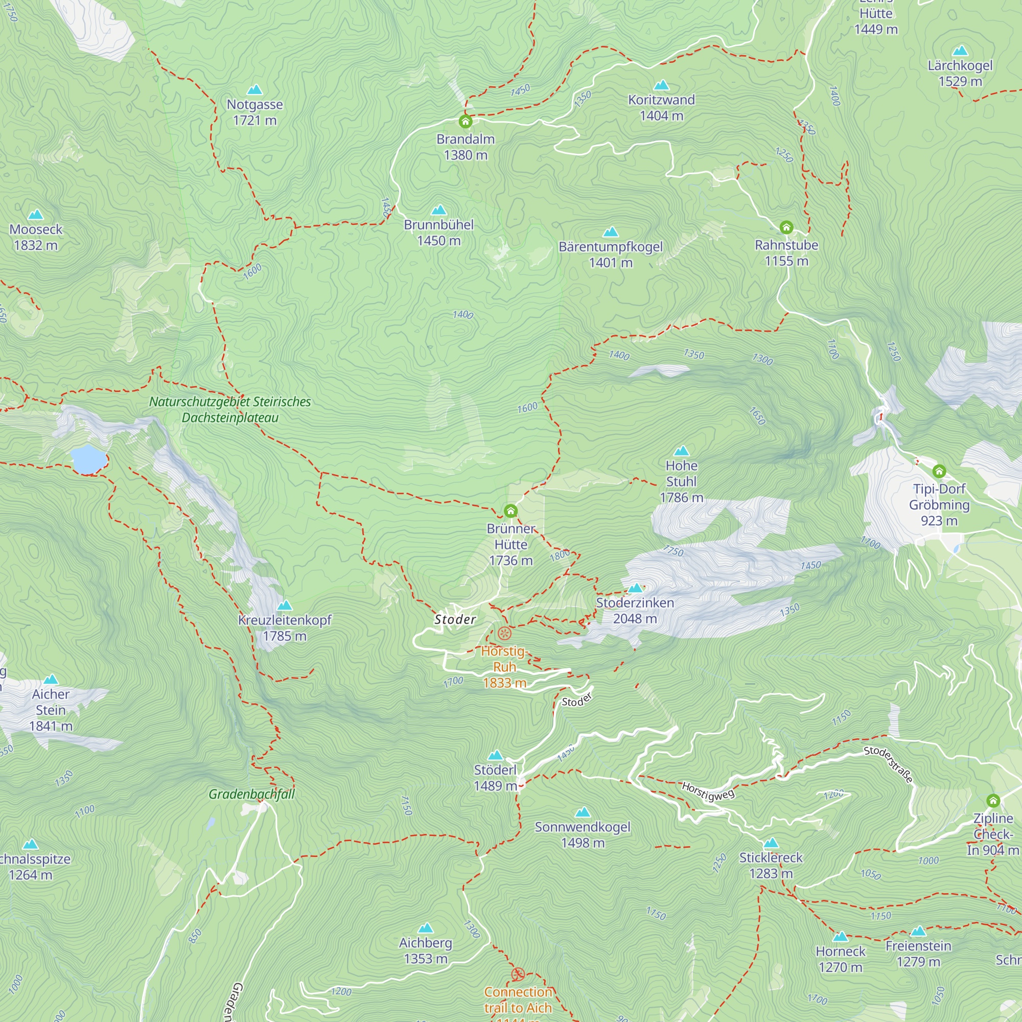 Brünner Hütte map