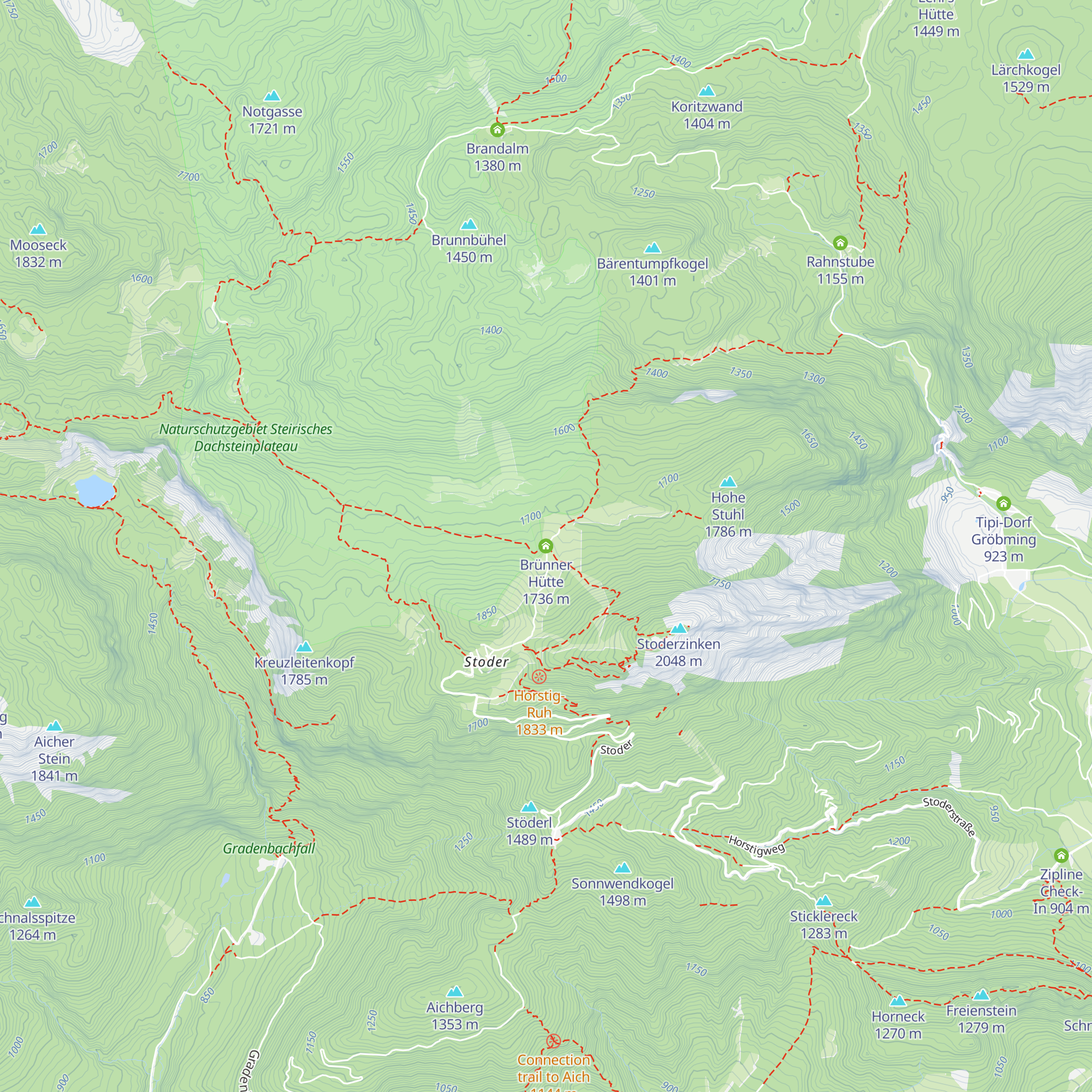 Brünner Hütte map