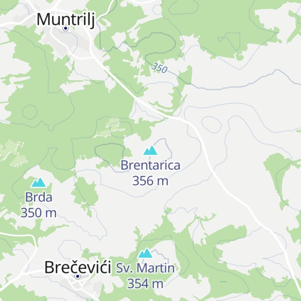 Map of Brentarica