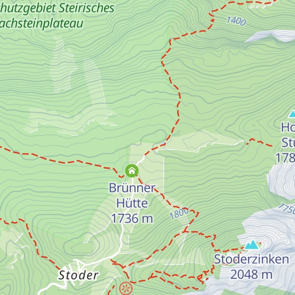 Map of Christingerhütte