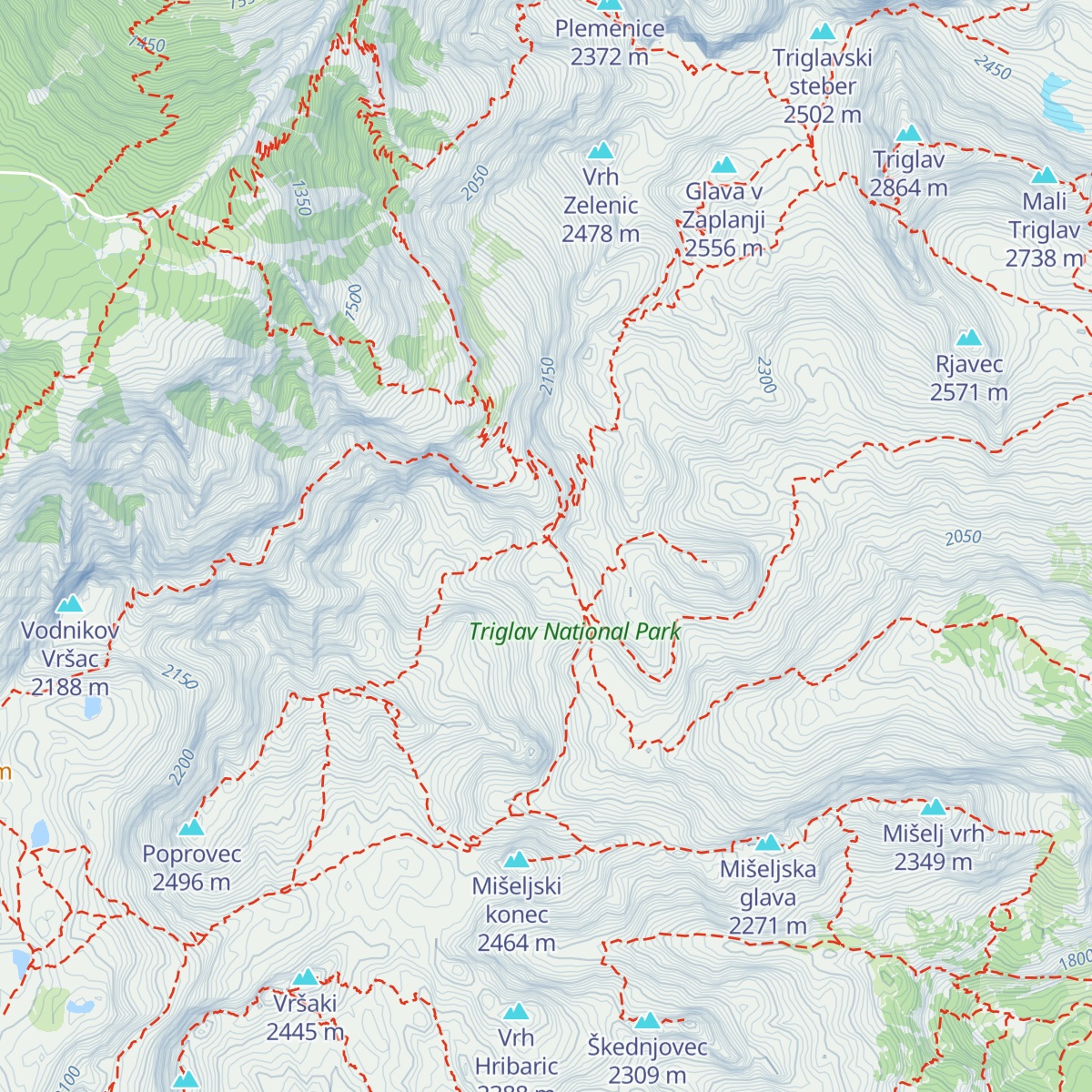 Koča na Doliču map