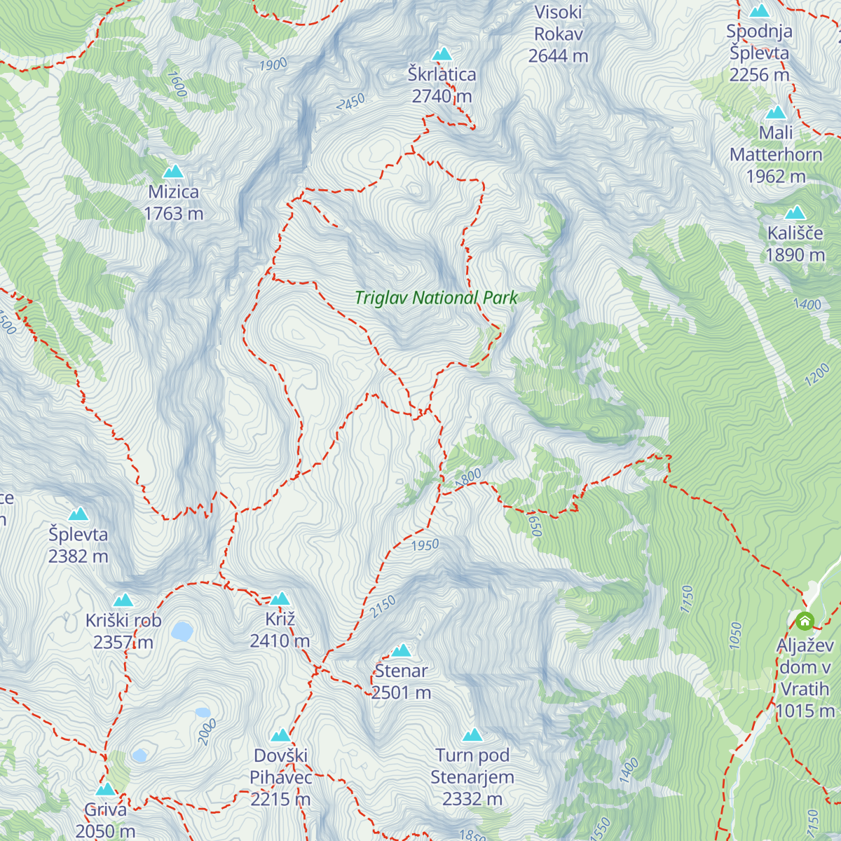 Bivak IV. Na rušju map