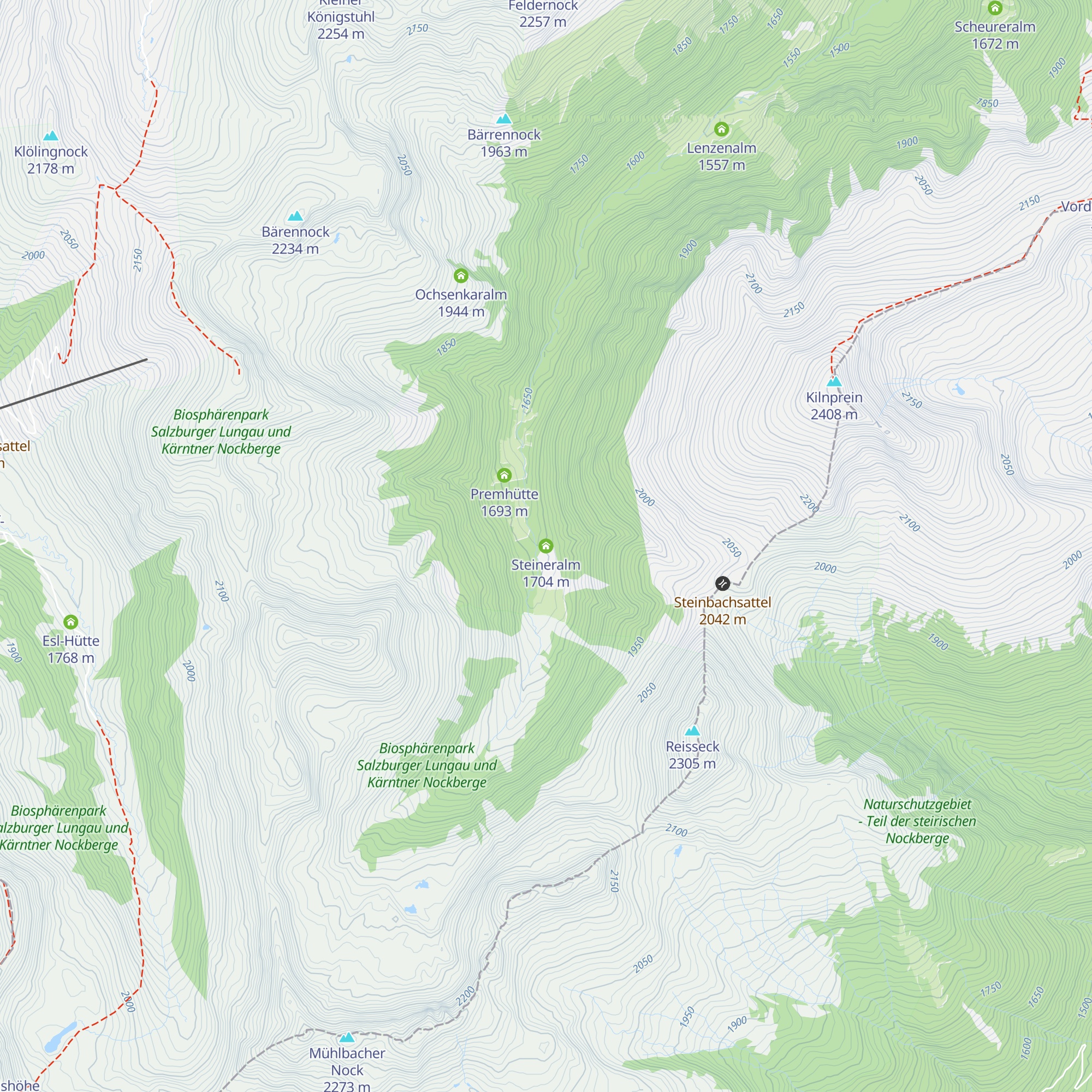 Steineralm map