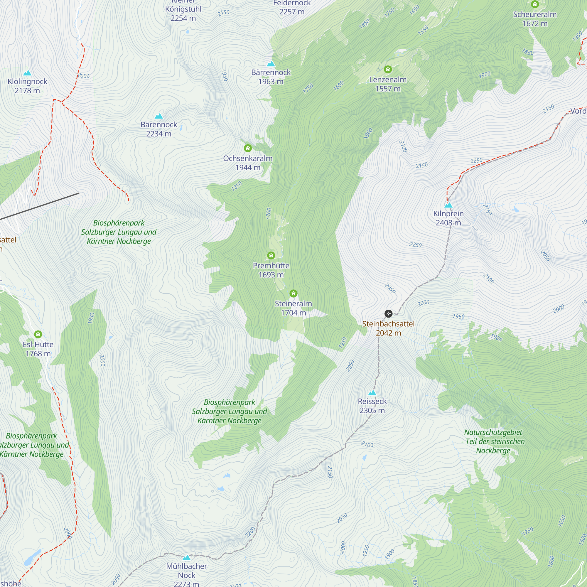Steineralm map