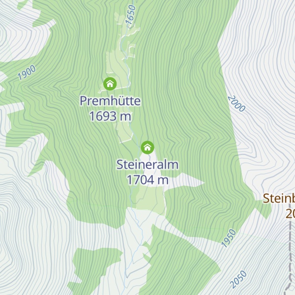 Map of Steineralm