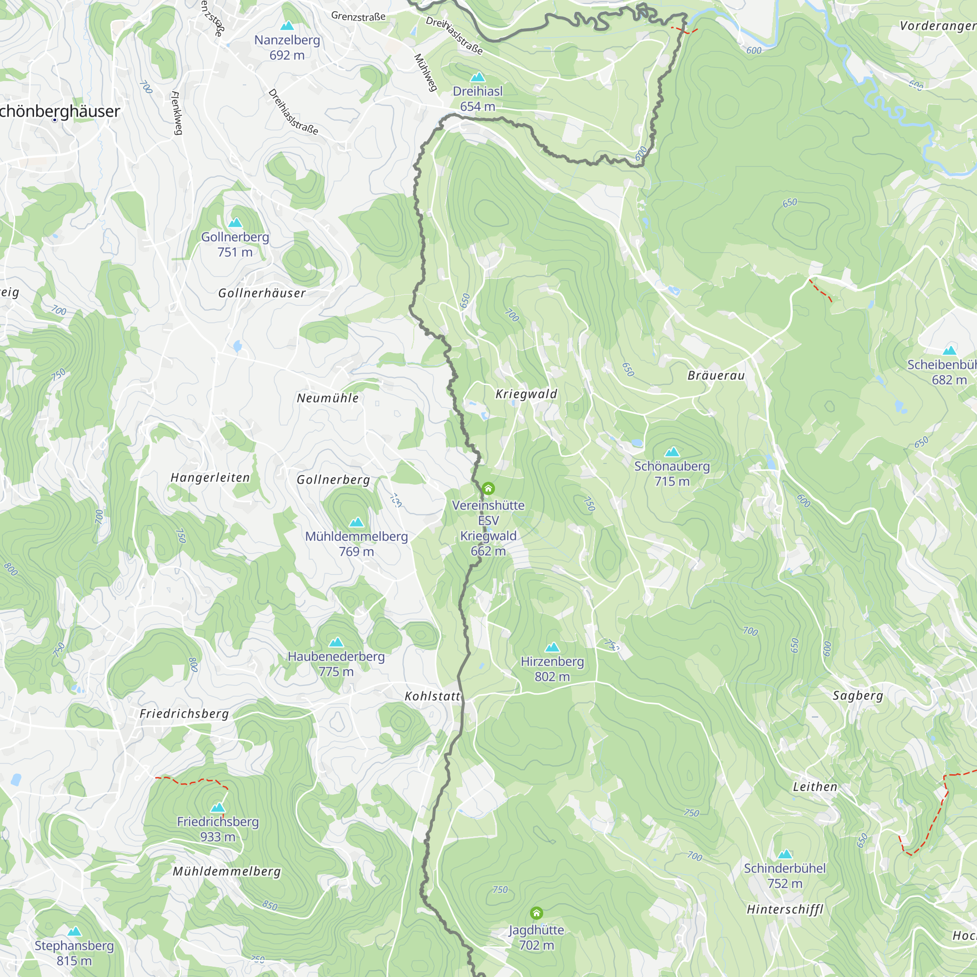 Vereinshütte ESV Kriegwald map