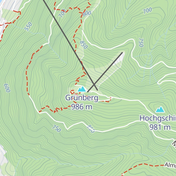 Map of Sommerrodelbahn Grünberg-Flitzer