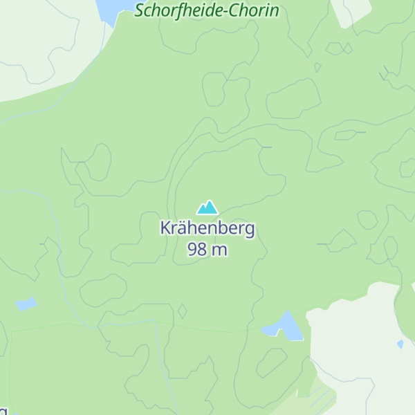 Map of Krähenberg