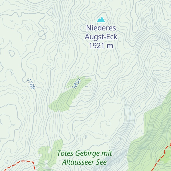 Map of Hinter Schwarzmooskogel