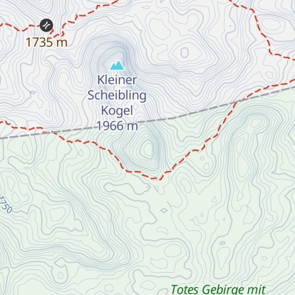 Map of Großer Scheibling Kogel