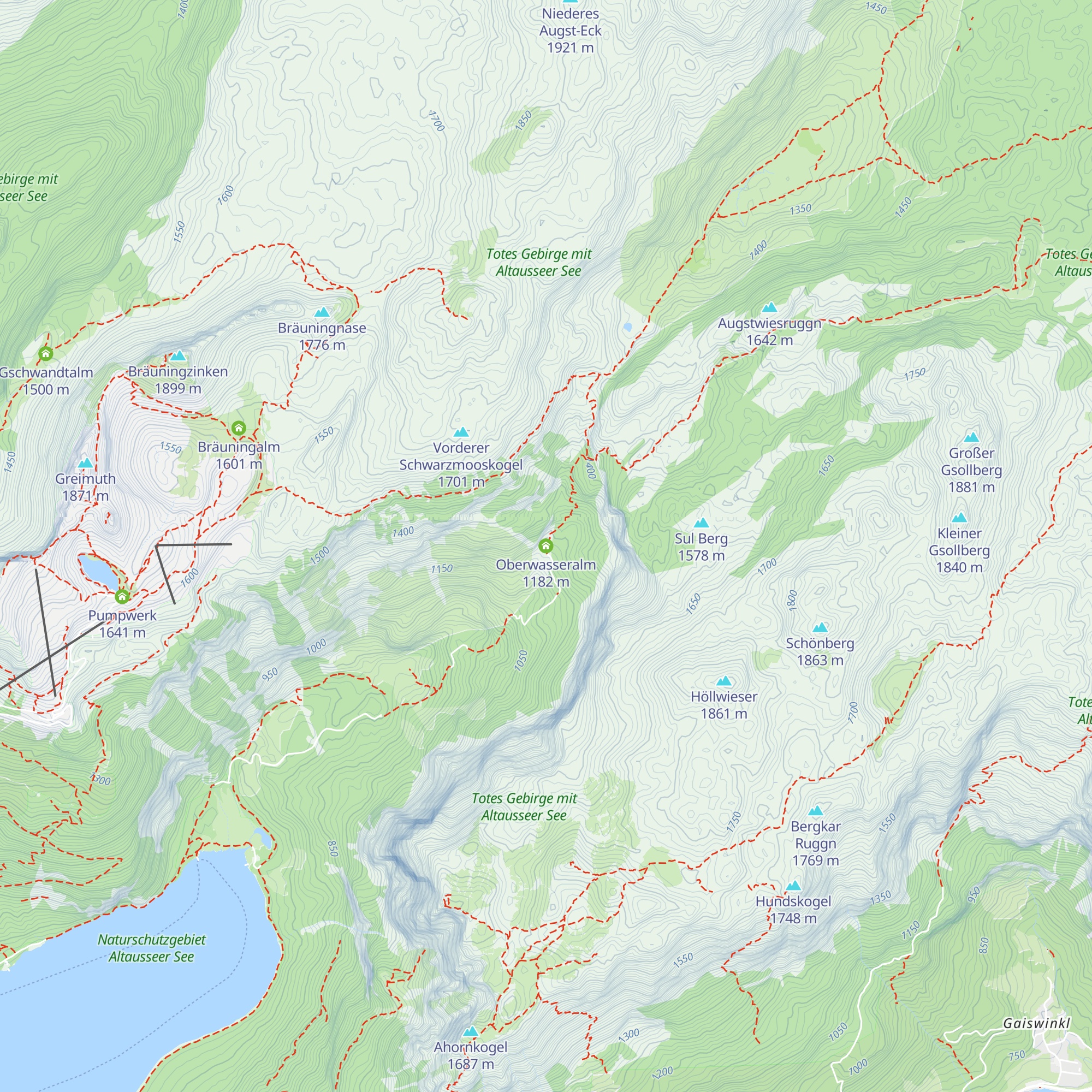 Oberwasseralm map