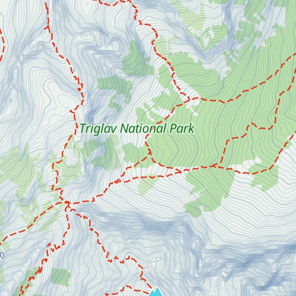 Map of Bivak pod Luknjo