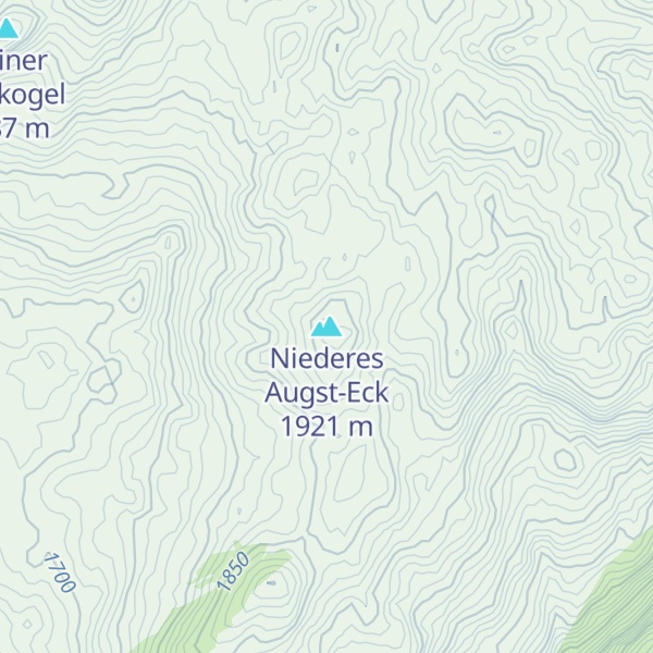 Map of Niederes Augst-Eck