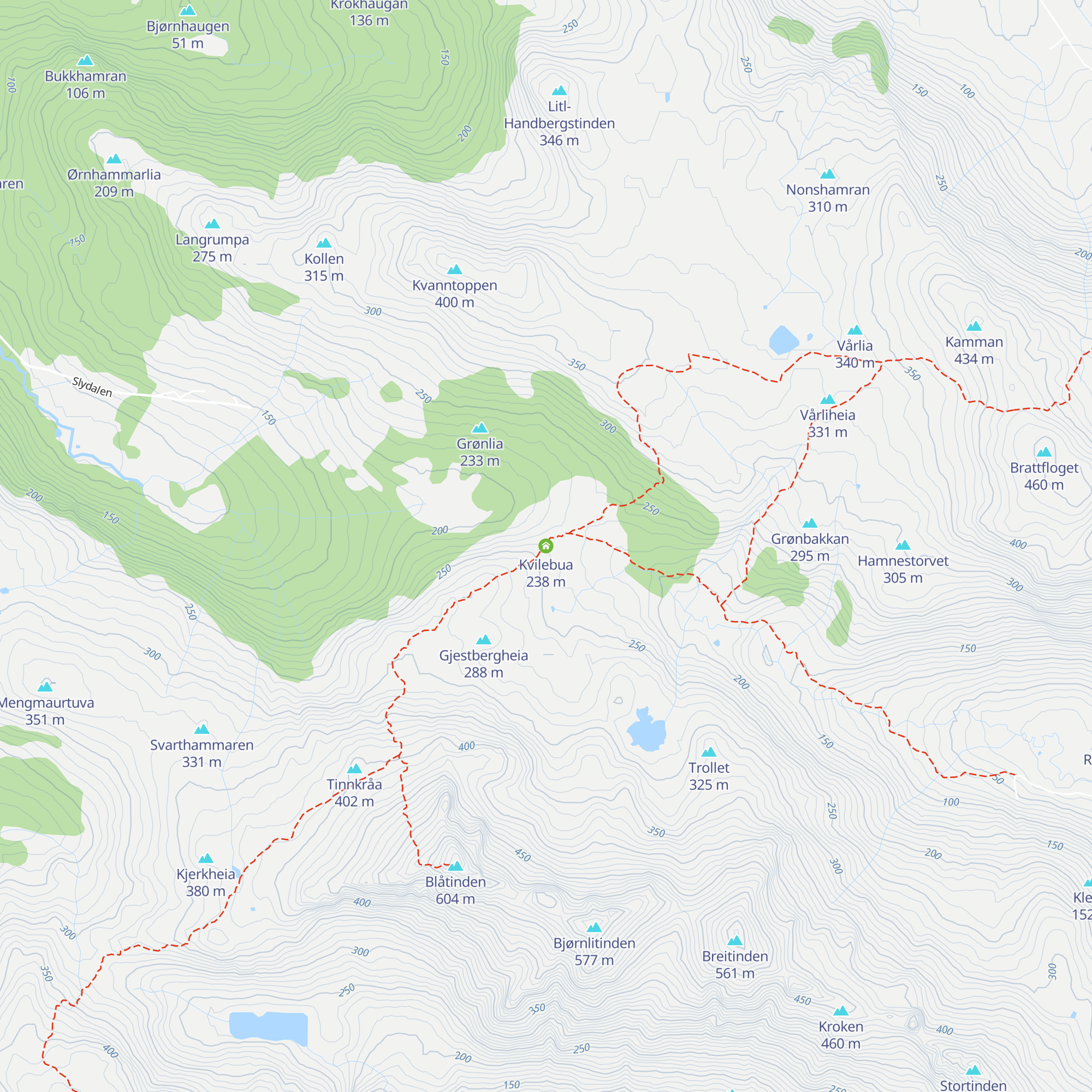 Kvilebua map