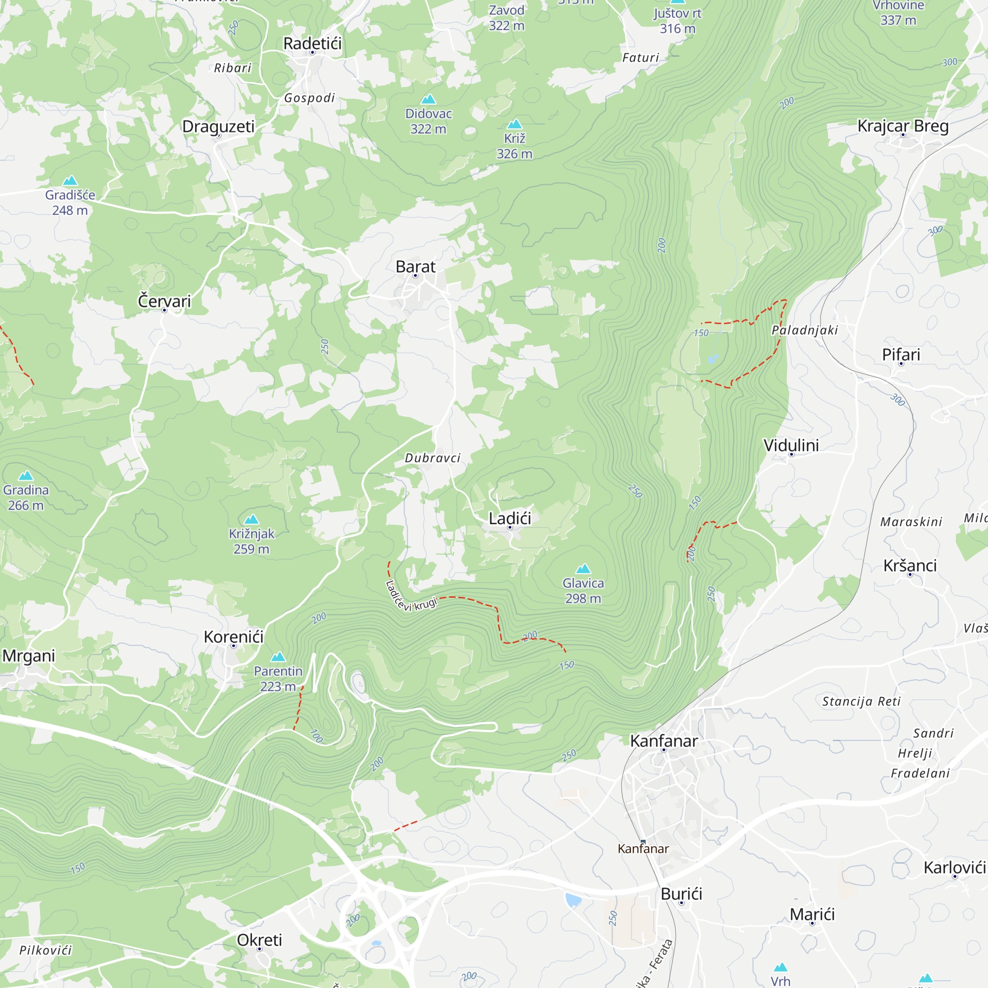Mrtvačnica map
