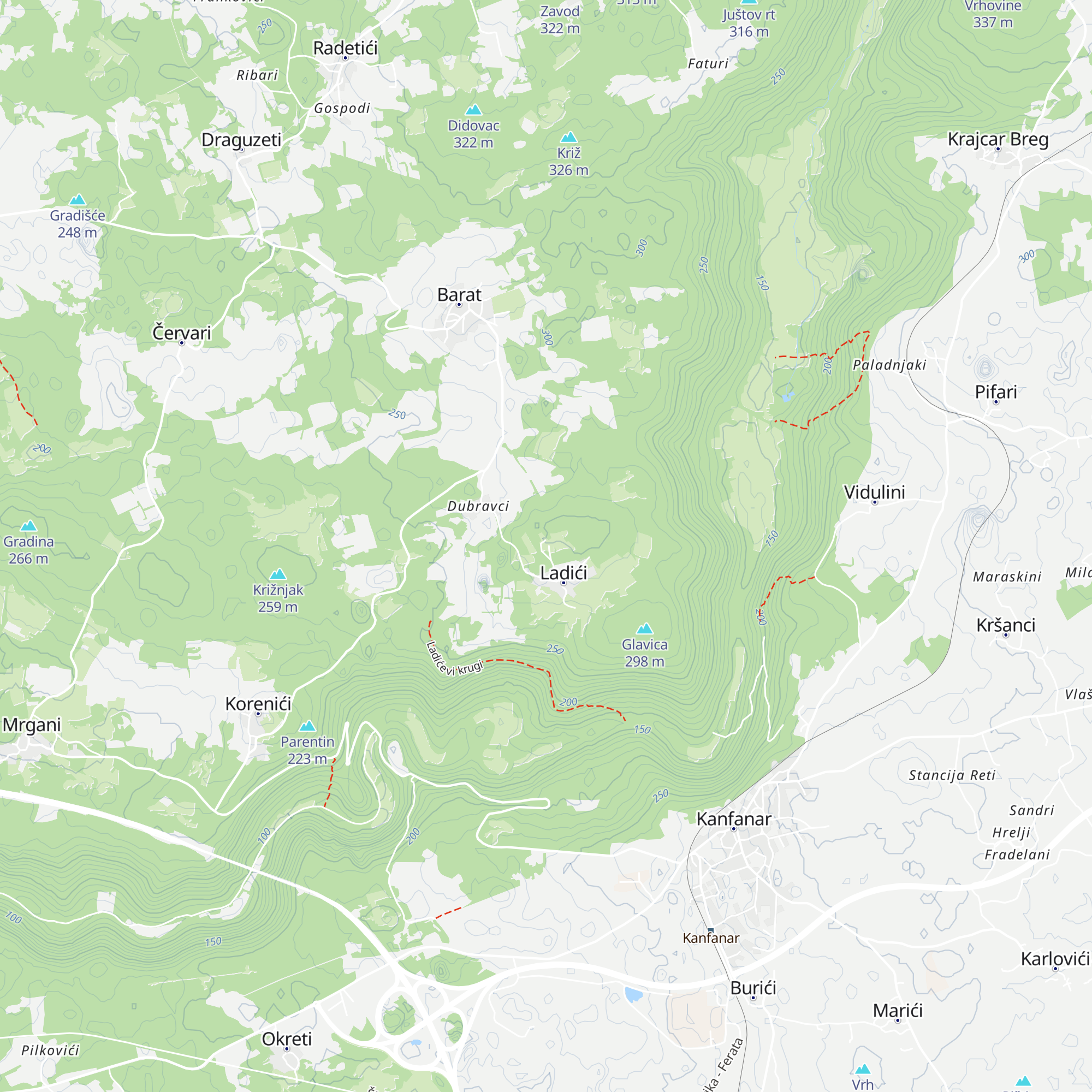 Mrtvačnica map