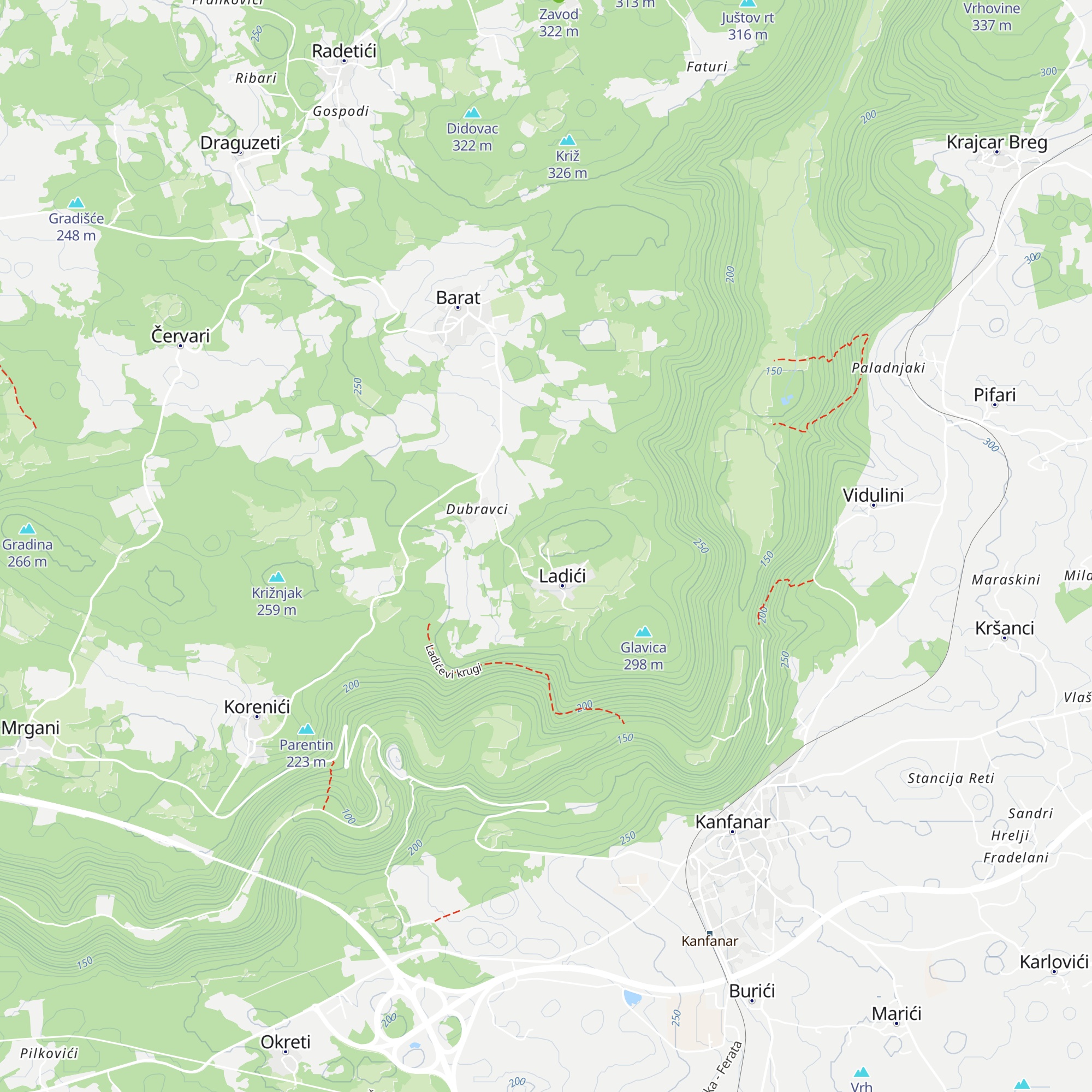 Sv. Sikst map