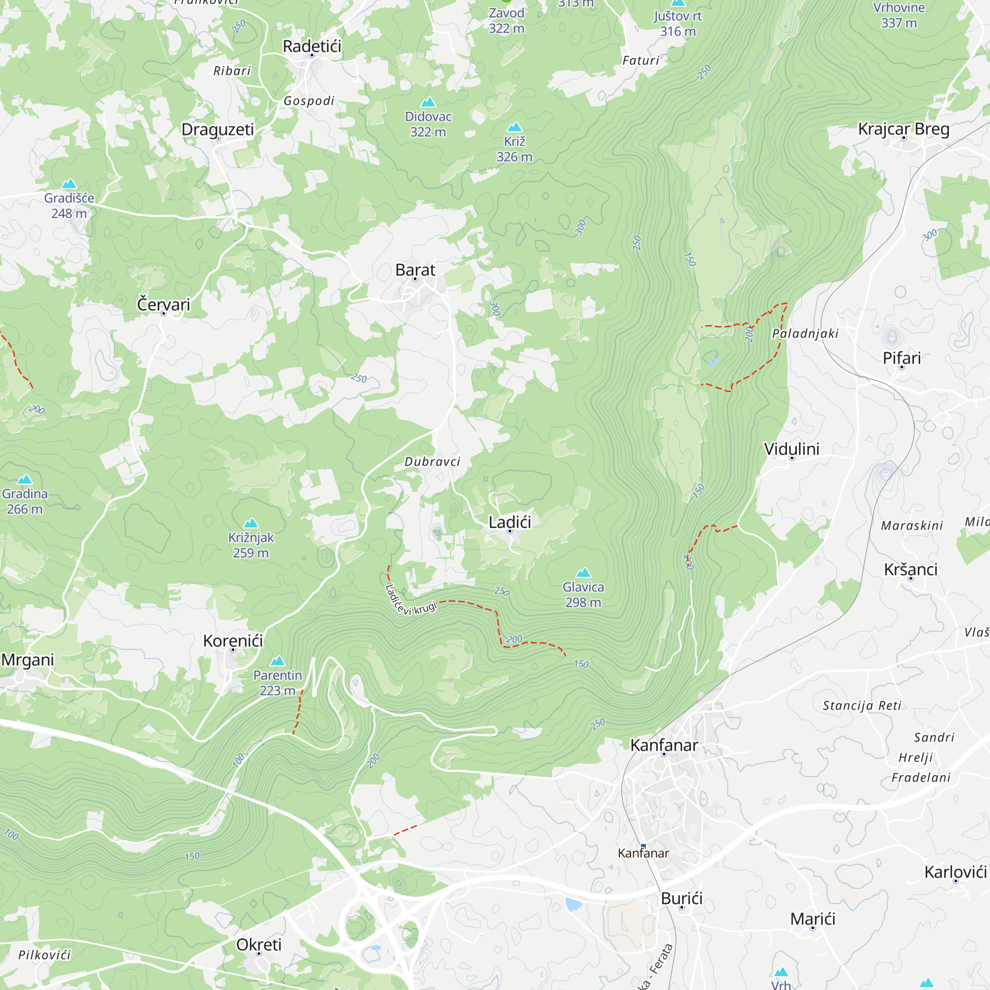 Sv. Sikst map