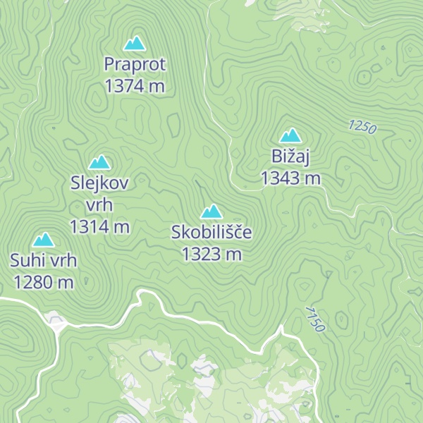 Map of Skobilišče