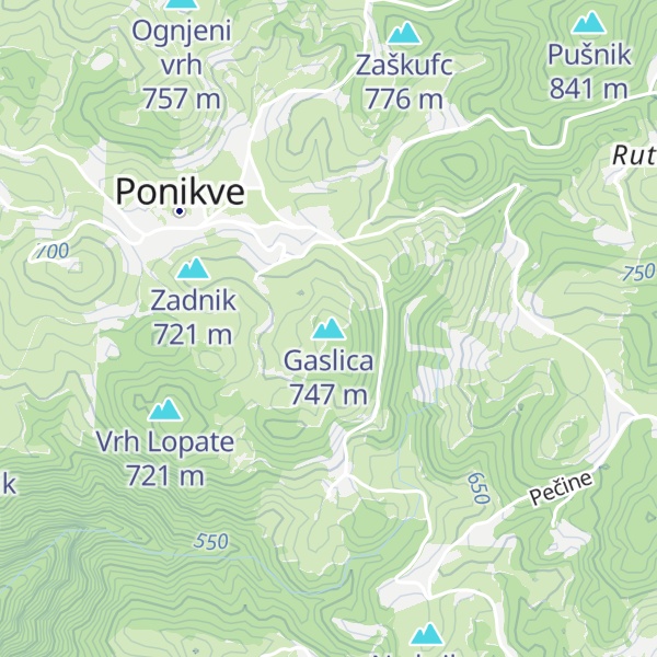 Map of Gaslica