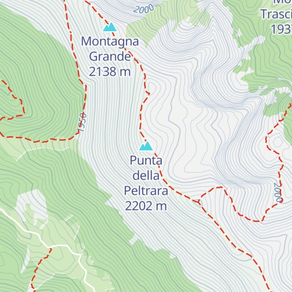 Map of Punta della Peltrara